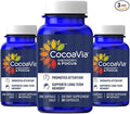 CocoaVia Memory &amp Focus Brain Supplement 90 Day Cocoa Flavanol Blend Lutein Added Caffeine for Boost. Improve Cognitive Function Attention Vegan &amp Plant Based 90 Capsules