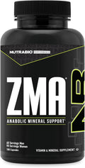 NutraBio ZMA Supplements for Men &amp Women- Zinc Magnesium Supplements to Support Hormone Levels Peak Performance Sleep Muscle Recovery Immune Health 180 Ct.