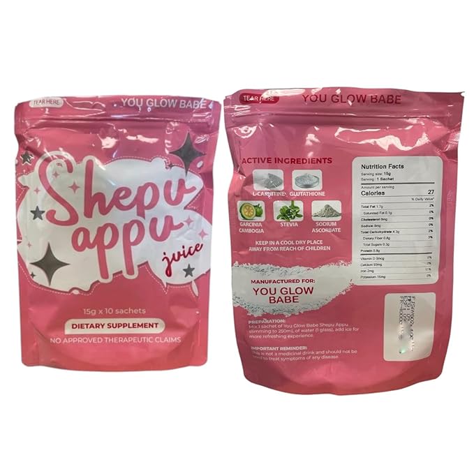 20 Sachets You Glow Babe Shepu APPU Juice 15g each