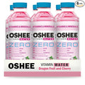 SORINA Oshee Vitamin Water Zero Vitamins &amp Minerals Flavour 555ml (Pack of 6) – Magnesium Niacin Pantothenic Acid Vitamin B6 Folic Acid Biotin Vitamin B14