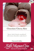 Kaffe Magnum Opus Chocolate Cherry Kiss Ground Coffee 72 Packs of 2.5 oz Each Fresh Roasted