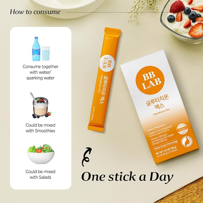 [Glass Skin Regimen] Glutathione White Collagen Glutathione Max Korean Marine Collagen Fish Collagen Fast Absorption Fruit Flavored Maximize Antioxidant Effect Brightening&ampTone up gLOWING