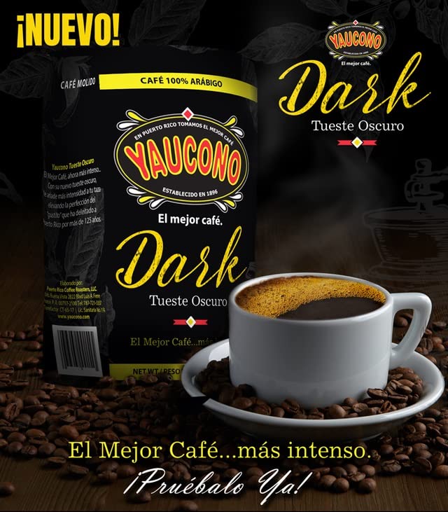 Yaucono Dark Roast Whole Bean Coffee Puerto Rico 100% Arabica 2 Pound (Pack of 1)