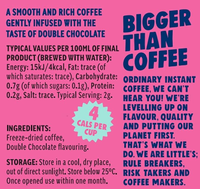 Little’s Flavored Instant Coffee The Sweet Set – Double Chocolate Creamy Caramel French Vanilla – No Added Sugar Freeze-Dried Instant Coffee 3 x 1.76 oz Jars Total 42 Servings