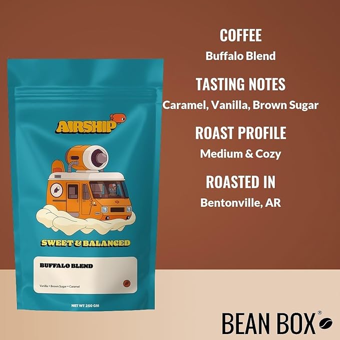Bean Box Sampler - Roasted by Airship 3-Pack Freshly Ground Coffee Gourmet Coffee