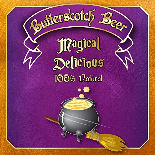 Flying Cauldron Butterscotch Beer (12 Fl Oz (Pack of 12)) Vanilla Butterscotch All- Natural and Caffeine free.