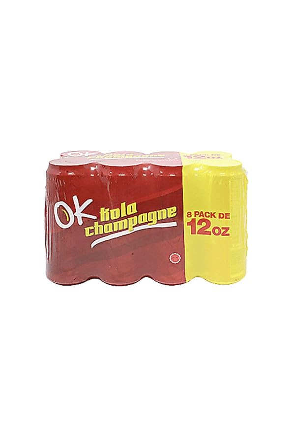 OK Kola Champagne (Nueva Lata) Puerto Rico Soda (8Pack) 🇵🇷