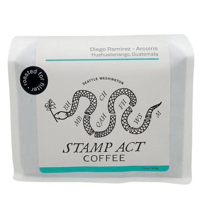 Diego Ramirez Guatemala - Roasted by Stamp Act - Whole Bean Coffee - 12 Ounce Bag