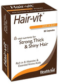 Hair VIT Hair Growth Supplement – 90 Capsules Once Daily Formula with B-Complex Vitamins Biotin Amino Acids &amp Nutrients for Healthy Strong Fuller-Looking Hair in Men &amp Women