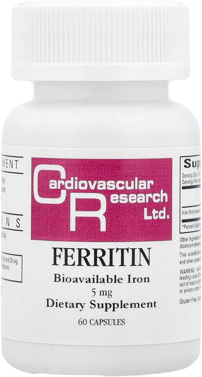 Cardiovascular Research Ferritin Capsules 60 Count