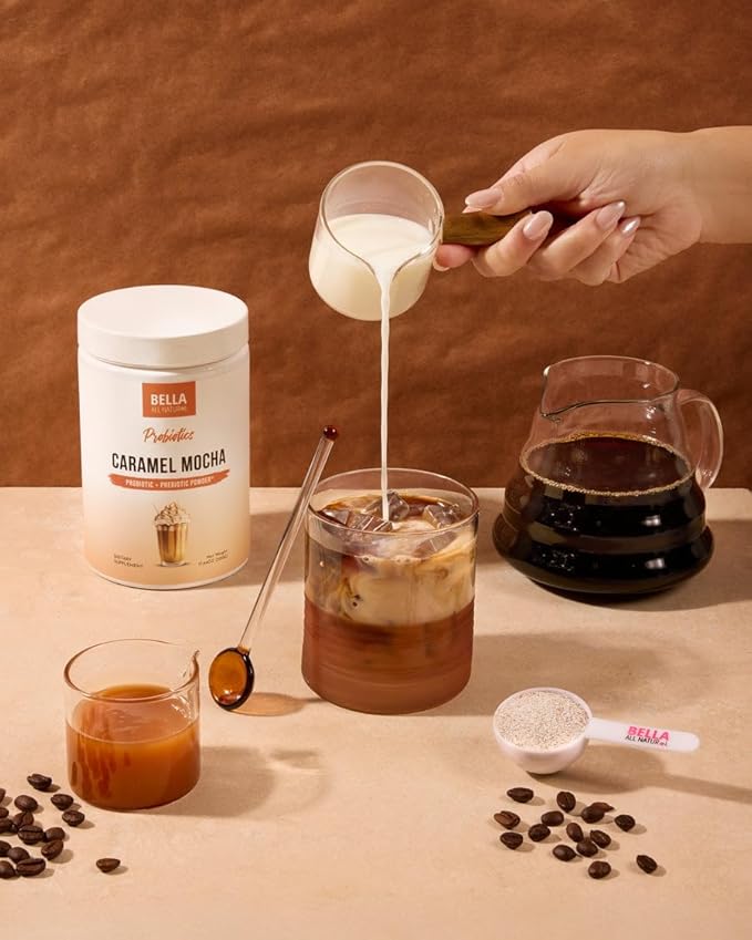 Bella all Natural Probiotic Caramel Mocha Coffee - 500g