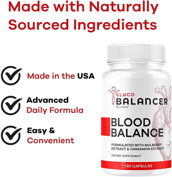 (2 Pack) Glyco Balancer Capsules - Official GlycoBalancer Supplement Support Pills Advanced Formula All Natural Premium Ingredinets for Health Support Vitamins and Wellness 120 Capsules for 2 Months