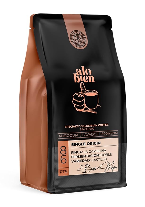 Alo Bien Specialty Coffee (Ground) 1 LB. - Café Especial Colombiano Tostado By Beta Mejía