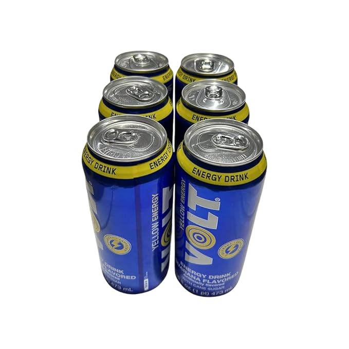 VOLT Yellow Energy - Energy Drink (16 fl. oz. 6 - pack Guarana)…