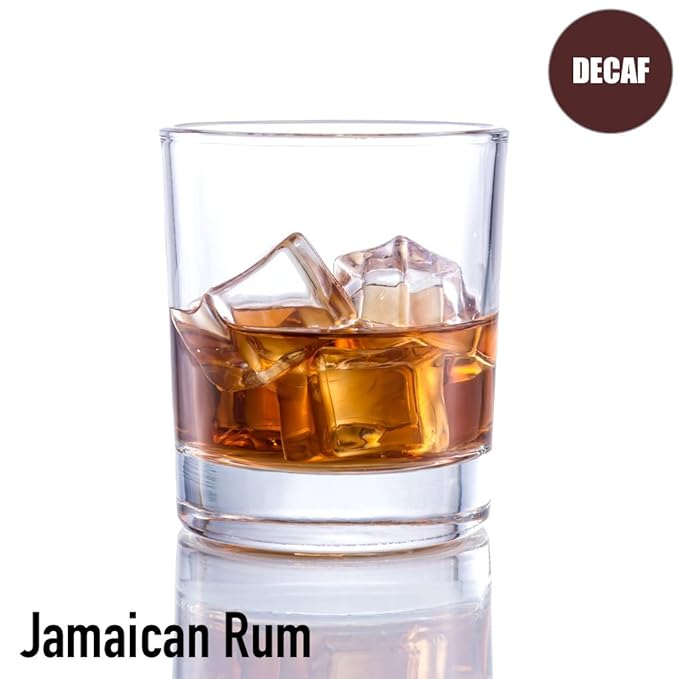 Jamaican Rum French Vanilla Flavored Decaf Coffee Ground Fresh Roasted 16-ounce