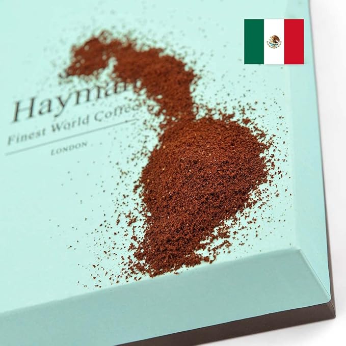 Hayman 100% Mexico Decaf Specialty Coffee Ground Medium Roast 16oz | Fresh Roasted Mexican Coffee Decaffeinated
