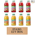 LUV BOX- variety Everfresh Juice 16 oz. pack of 8 Everfresh Tropical Fruit Punch Everfresh 100% Orange Juice. by evaxo
