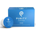 Purity Coffee CALM Decaf Medium Roast K Pod Capsules (12ct Box) | Specialty-Grade USDA Organic Mountain Water Process Decaffeinated Blend | Third Party Tested for Mold Mycotoxins &amp Pesticides