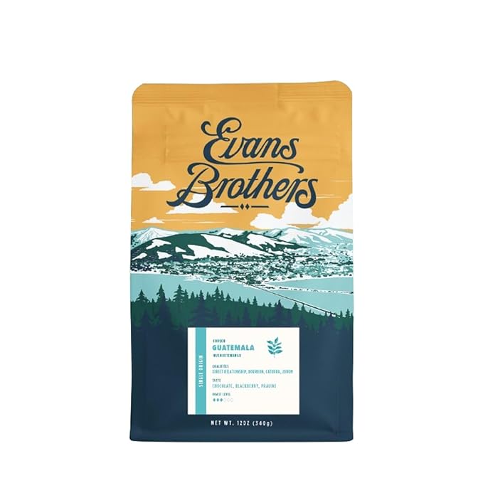 Organic Guatemala Codech Huehuetenango - Roasted by Evans Brothers Coffee - Whole Bean Coffee - 12 Ounce Bag