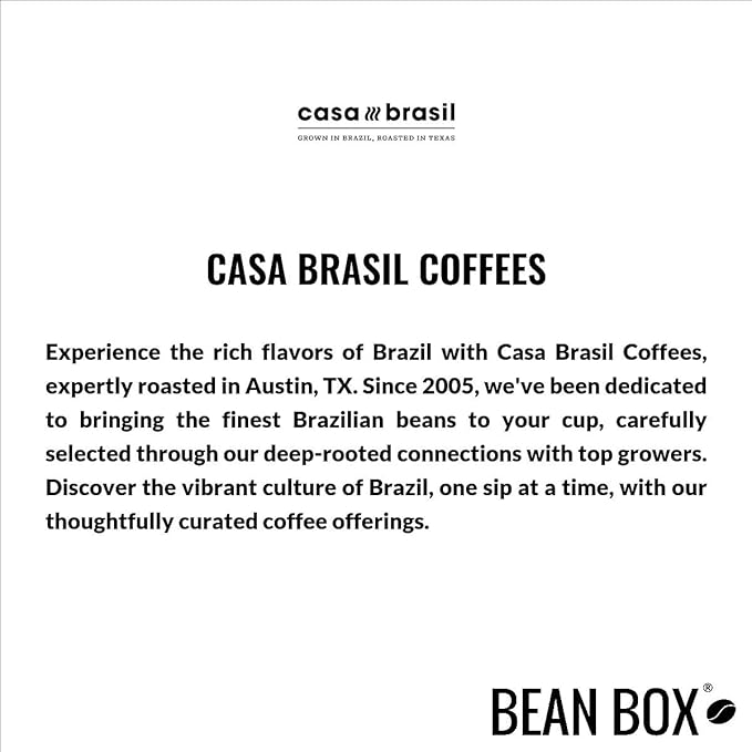 Sítio Cachoeirinha Microlot - Roasted by Casa Brasil Coffees - Whole Bean Coffee - 12 Ounce Bag
