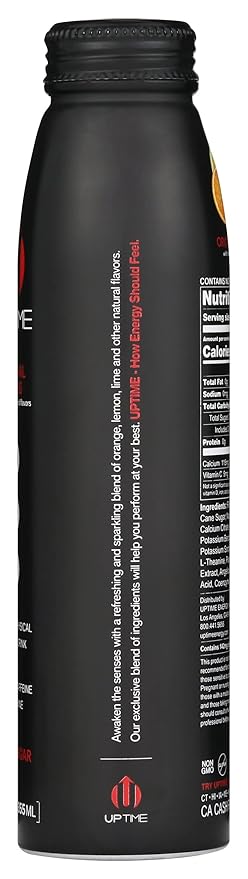 Uptime Original Citrus Flavored Energy Drink Natural 12 Fluid Ounces (Pack Of 12)
