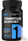 Tinnitus Relief for Ringing Ears 120 Capsules Tinnitus Support Supplement Promotes Ear Comfort &amp Hearing Wellness for Men and Women 60-Day Supply