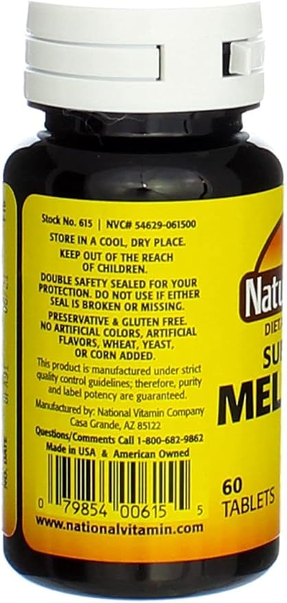 Melatonin 5 mg Sublingual Tablets 60 CT (PACK OF 2)