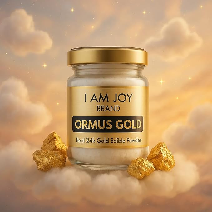 I Am Joy co. Pure Ormus White Gold Powder Monoatomic M-State 24k 99.99% | No Plastic No Lye No Dyes No Fillers | 22 Grams