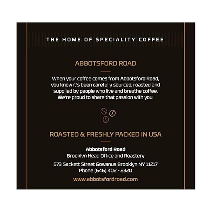Abbotsford Road - Specialty Coffee Variety Pack Espresso Gourmet Roasted Coffee Beans Ideal for Cold Brew Drip Aeropress Pour Over or Percolator Includes Two 12oz Bags (Francese | Nero Ground)