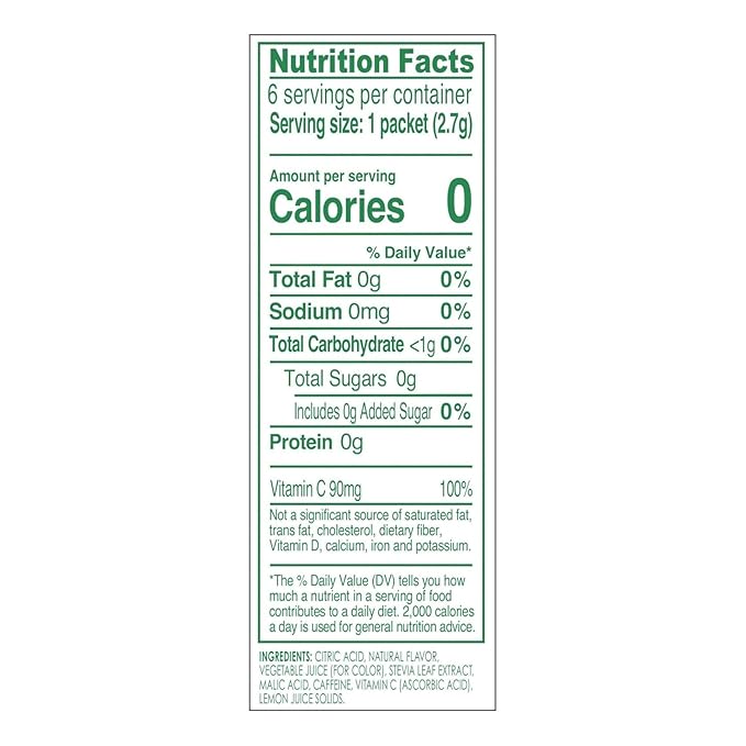 True Lemon Wild Blackberry Pomegranate 6ct (Pack of 12) - Energy Drink Powder Mix - Sugar Free Energy Drinks