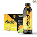 HOSSTILE Hosstility RTD Pre-Workout – Ready to Drink Pre Workout for Energy Focus Pump &amp Hydration All-in-One Formula for Performance Citrus Shock 12 Servings