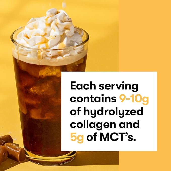 Perfect Keto Collagen Peptides Protein Powder with MCT Oil Hydrolyzed Collagen Type I &amp III Supplement Gluten Free Grass Fed Low Carb Keto Coffee Creamer Collagen for Women &amp Men Choco