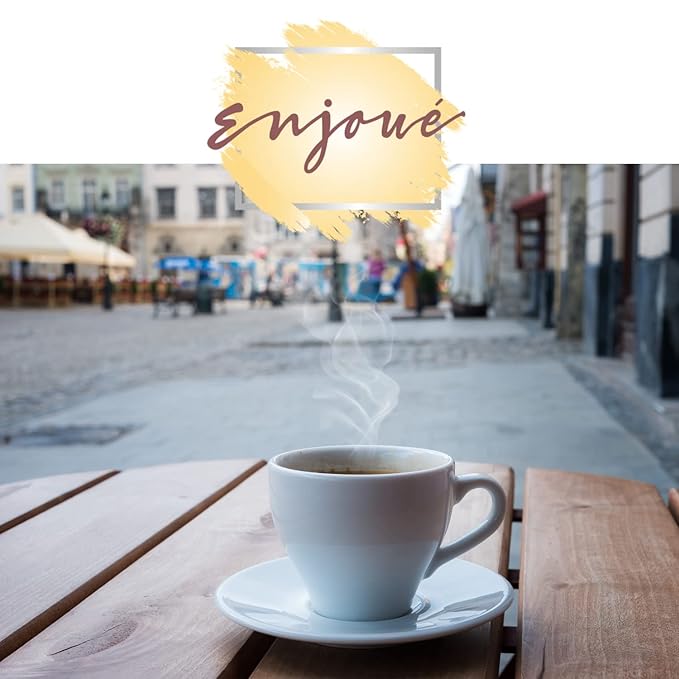 Enjoué Exquisite Milano Miscela di Caffe Ground Coffee Gourmet Italian Coffee 80% Arabica / 20% Robusta 8.8oz/250g (Pack of 2)