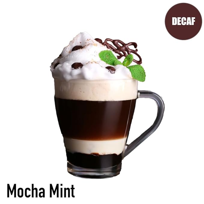 Mint Mocha Flavored Decaf Coffee Whole Bean Fresh Roasted 5 lbs