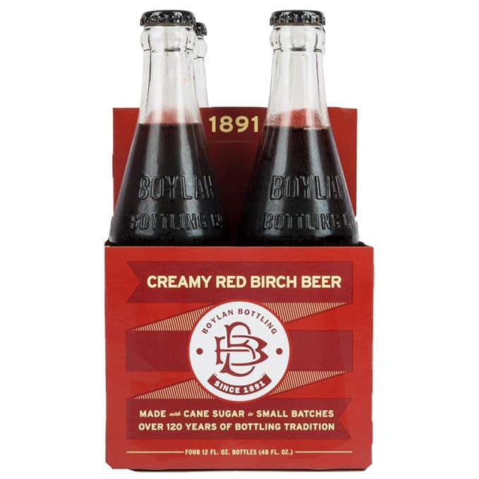 Boylan Bottling Co Creamy Red Birch Beer 4-pk 12 fl oz