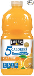 Langers 5 Calorie Orange Juice Cocktail 64 Fl Oz (Pack of 8)