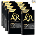 L'OR Espresso Capsules 80 Count Onyx Single-Serve Aluminum Coffee Capsules Compatible with the L'OR BARISTA System &amp *Nespresso Original Machines 80 Count (Pack of 8)