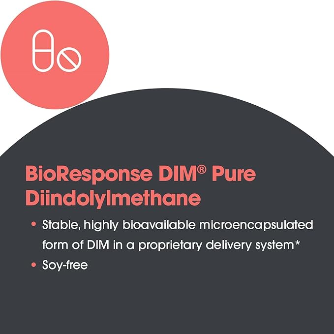 ARG DIM Enhanced Delivery System - Supports Estrogen Metabolism - Delivers 300 mg Bioavailable Diindolylmethane Complex - Vegetarian &amp Soy-Free - 30 Servings - 120 Capsules