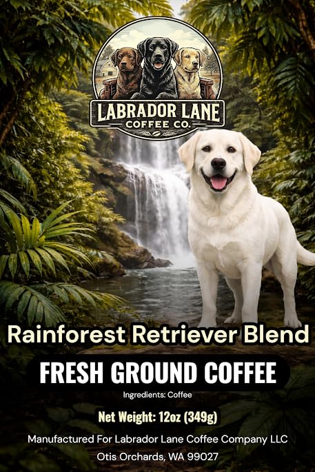 Rainforest Retriever Blend Premium Small Batch Coffee 12oz