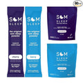 Sleep Aid Drink Mix Som Sleep Powder 60 Pack Cherry &amp Berry Flavor – Vegan Zero Sugar