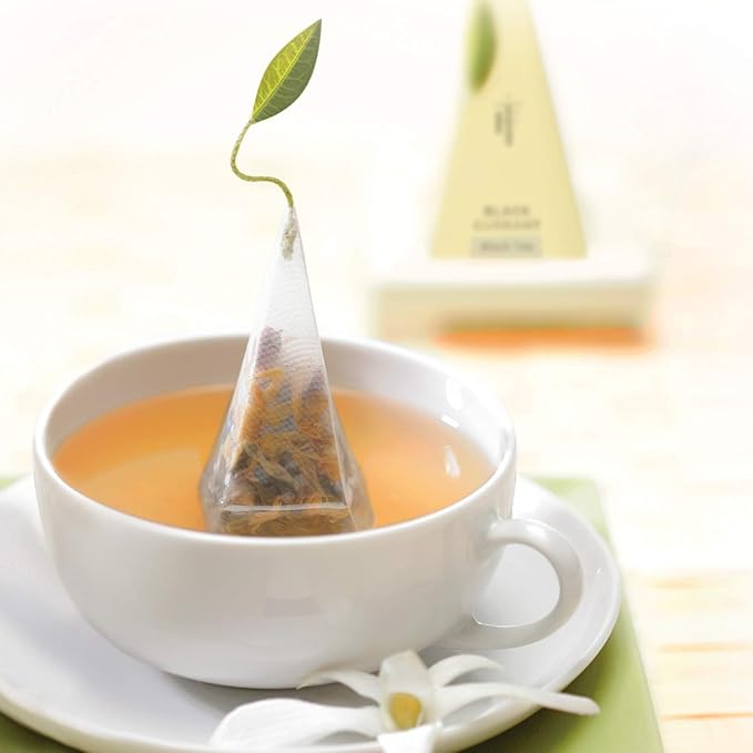 Tea Forte Premium Presentation Box Gift Set Sampler 20 Count Assorted Blends Individually Wrapped Handcrafted Pyramid Infuser Bags Lotus Tea