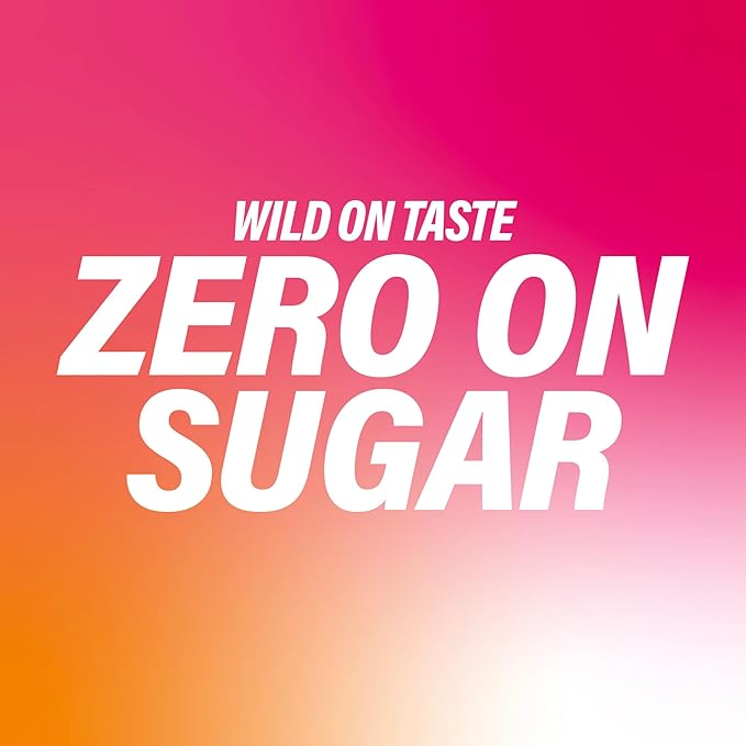 GURU ZERO SUGAR Wild Ruby Red Organic Energy Drinks Clean Energy Drink with Plant Based Natural Caffeine from Green Tea Coconut Water Prebiotic Zero Added sugars Gluten Free and Vegan Pre Workou