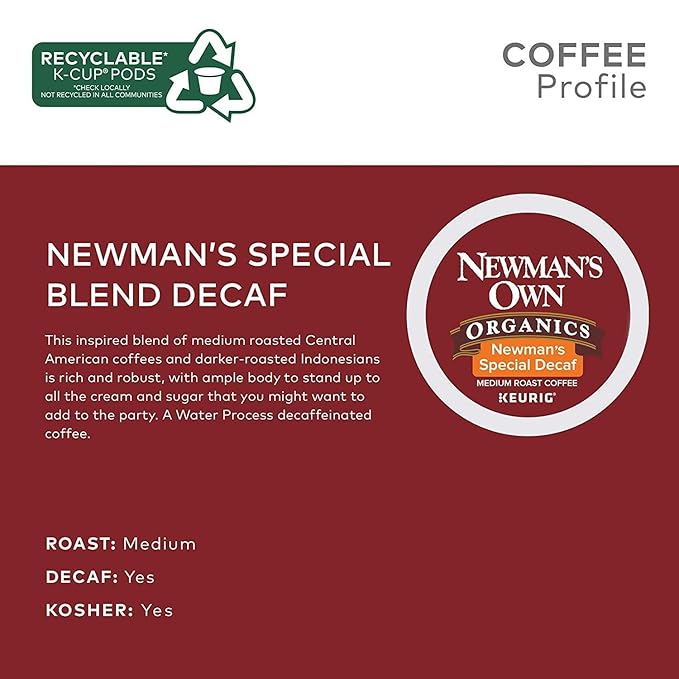 Newman's Own Special Decaf Coffee K-Cup12-count (Pack of3)