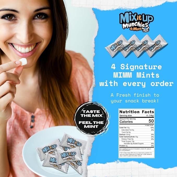 Zipp Hydration Variety Pack - 5 Top Flavors 15 Tubes - Sugar Free Electrolytes Powder Packets for Instant Hydration Travel Essentials + 4 MIMM MInts | Bundled by Mix It Up Munchies | Healthy Gift Box