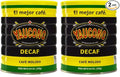 Yaucono Decaf Ground Coffee 8.8 Ounce Canister (Pack of 2)