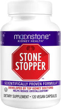 Moonstone Stone Stopper Capsules Kidney Stone Prevention Calcium Oxalate Protector Alkali Citrate Support Supplement Developed by Urologists to Support Kidney Health 30 Day Supply (120 Count)
