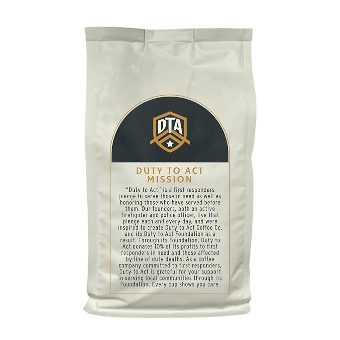 Duty to Act Dark Roast Ground Coffee 2 lbs (Pack of 3)