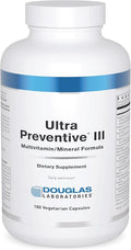 Douglas Laboratories Ultra Preventive III | Comprehensive Multivitamin/Mineral Formula | 180 Capsules