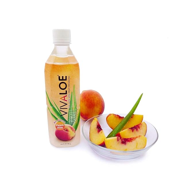 Vivaloe Peach Aloe Drink (16.9 fl. oz. 12 pk.)