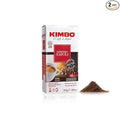 Kimbo Espresso Napoli Ground Coffee | Dark Roast | Intense Aroma &amp Long Lasting Flavor | 10/13 Intensity | 8.8 oz (250g) Brick